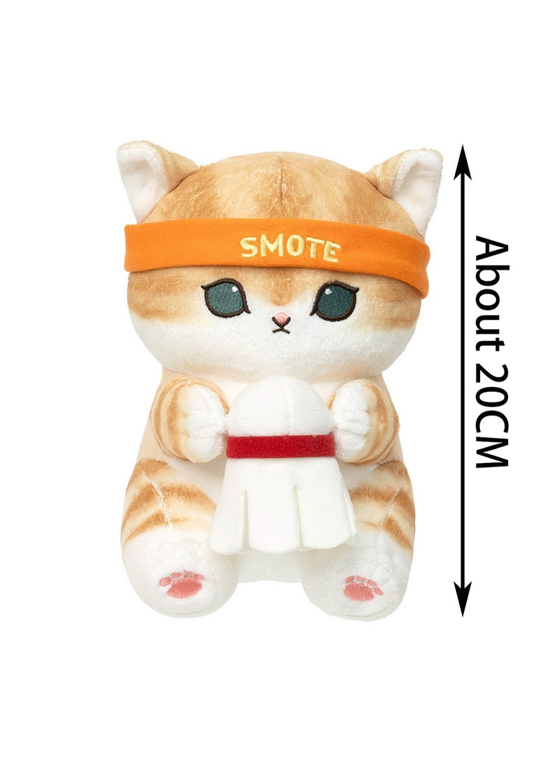 20cm Badminton Cat Plush Toy | Character Details | Soft And Cute | Cartoon Doll | Suitable As A Gift For Children Over 3 Years Old - Image 2